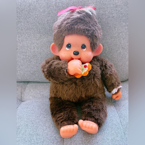 large Monchhichi girl doll - Picture 1 of 6